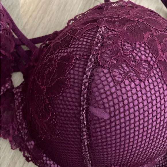 Torrid Elegant Lace Underwire Bra in Deep Purple - Picture 3 of 4